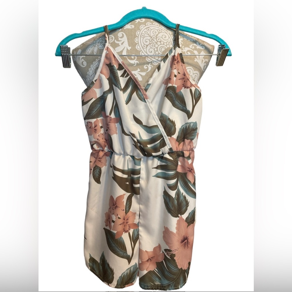 Shein Teen Girls Size 10-11Y Floral Romper